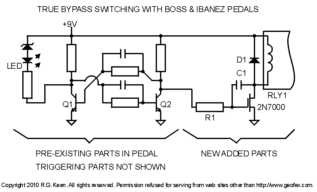 True Bypass with Latching Relays